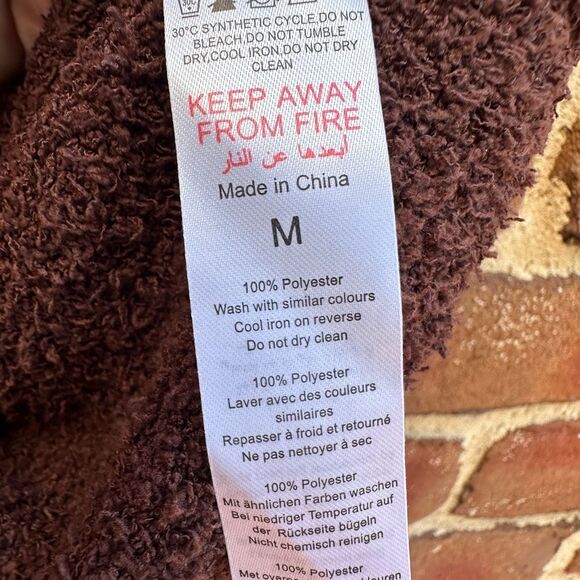 PRETTYLITTLETHING Coffee Cosy Long Sleeve Pyjama Top M NWT - Picture 10 of 13